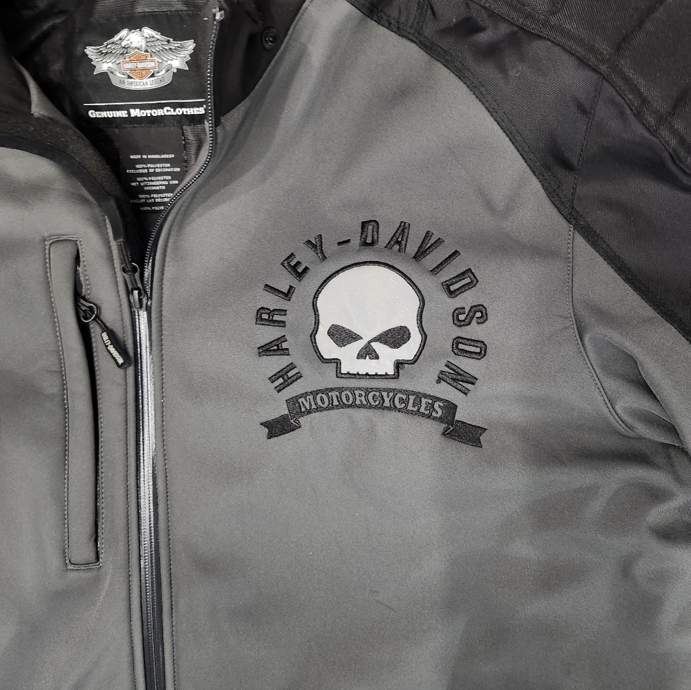 Harley-Davidson Ridgeway Color Blocked Waterproof Riding Jacket - Picture 3 of 3